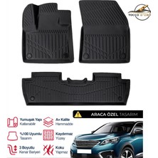 S-Dizayn Peugeot 5008 3D Pro Havuzlu Paspas 2017+