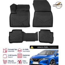 S-Dizayn Nissan Qashqai E-Power 3D Plus Havuzlu Paspas 2022+