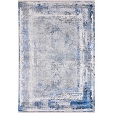 Pera Halı Açık Gri Beyaz Eskitme Modern Halı - 1228OU
