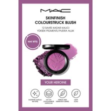 M.A.C Skinfinish Colourstruck Blush 12 Saate Kadar Kalıcı, Yüksek Pigmentli Pudra Allık - Your Heroine