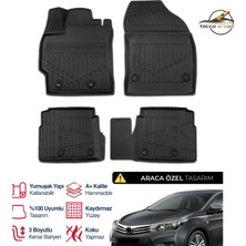 S-Dizayn Toyota Corolla Sedan 3D Plus Havuzlu Paspas 2013-2018