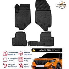 S-Dizayn Peugeot 2008 3D Havuzlu Paspas 2019+