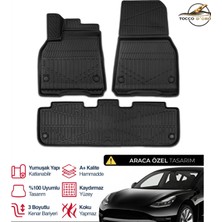 S-Dizayn Tesla Model Y 3D Plus Havuzlu Paspas 2020+