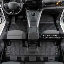 Opar Fiat Doblo 2023+ 3D Pro Havuzlu Paspas Seti - A Kalite Kokusuz