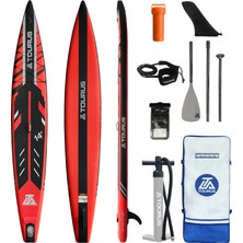 Tourus TS-FR01 426X58X15 cm Profesyonel Race Sup Board – Karbon Destekli Yarış Paddle Board – 120 kg Taşıma Kapasiteli Ultra Hız Touring & Yarış Boardu