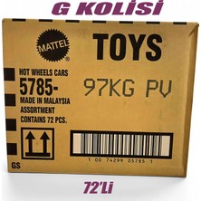 Hot Wheels Regular G Kolisi 72'li 5785-97KG