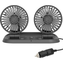 Xtechnx Powermaster FAN10 12 Volt Dc Çakmaklıklı Mini 2li Plastik Araç Fanı