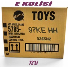 Hot Wheels Regular E Kolisi 72'li 5785-97KE