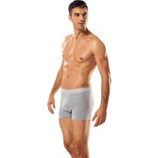 Feelline 3 Adet Tutku Likralı Erkek Gri Boxer 0114