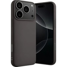 Mudanis Apple Iphone 17 Pro Max Nano Içi Kadife Silikon - Gri