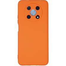 Mudanis Huawei Nova Y90 Kılıf Nano Içi Kadife Silikon - Turuncu