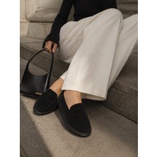 Bgk Ayakkabı ve Çanta Kadın Süet Ortopedik Konforlu Kaliteli Özgün Şık Günlük Outdoor Casual Babet Ayakkabı