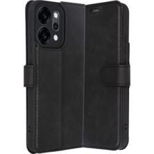 Mudanis Oppo Reno 14 Trend S Plus Kapaklı Kılıf - Siyah