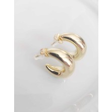 Devi Fashion Xuping Bombeli Gold Halka Küpe 3 cm