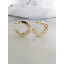 Devi Fashion Xuping Halka Gold Küpe 3 cm