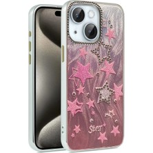 Mudanis Apple Iphone 14 Kılıf Blade Aynalı Desenli Kapak - Desen 7