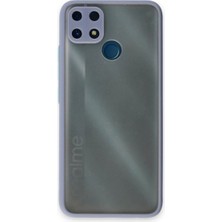 Mudanis Realme C25 Kılıf Montreal Silikon Kapak - Gri