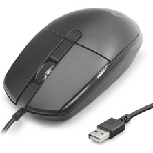 Elektronikçim Mouse Optik 1000 Dpi USB - Siyah MS130B/LA