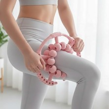 Roichil® 20 Tekerlekli Ayarlanabilir Bacak ve Kol Masaj Aleti – 360° Tam Daire Derin Doku Kas ve Lenfatik Masaj Silindiri