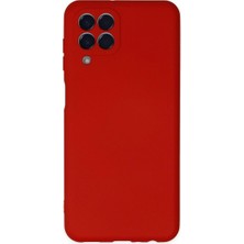 Mudanis Samsung Galaxy M33 Kılıf Nano Içi Kadife Silikon - Kırmızı