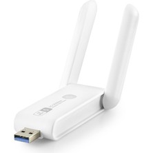 sbodurhome USB Wifi Adaptör AC650 Dual Band - Beyaz UAC27DB