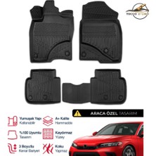 S-Dizayn Honda Civic 3D Plus Havuzlu Paspas 2021+