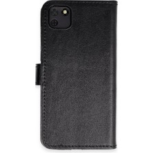 Mudanis Huawei Y5P Kılıf Trend S Plus Kapaklı Kılıf - Siyah
