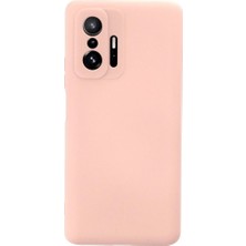Mudanis Xiaomi Mi 11T Pro Kılıf Nano Içi Kadife Silikon - Pudra