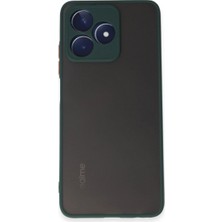Mudanis Realme C53 Kılıf Montreal Silikon Kapak - Yeşil