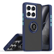 Mudanis Xiaomi Mi 15 Pro Kılıf Montreal Yüzüklü Silikon Kapak - Lacivert