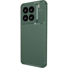 Mudanis Xiaomi Mi 15 Kılıf Auto Focus Karbon Kapak - Koyu Yeşil