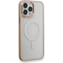 Mudanis Apple Iphone 13 Pro Kılıf Room Magneticsafe Silikon - Pudra