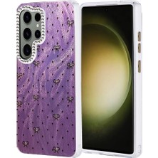 Mudanis Samsung Galaxy S25 Ultra Kılıf Blade Aynalı Desenli Kapak - Desen 2