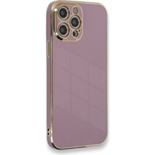 Mudanis Apple Iphone 12 Pro Max Kılıf Volet Silikon - Mor