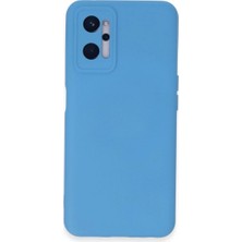 Mudanis Realme 9i 4g Kılıf Nano Içi Kadife Silikon - Mavi