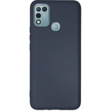 Mudanis Infinix Hot 10 Play Kılıf Nano Içi Kadife Silikon - Lacivert