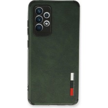 Mudanis Samsung Galaxy A73 5g Kılıf Loop Deri Silikon - Yeşil