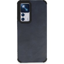 Mudanis Xiaomi Mi 12T Kılıf Loop Deri Silikon - Lacivert