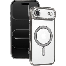Mudanis Apple Iphone 17 Air Joke Simli Magneticsafe Kılıf - Gümüş