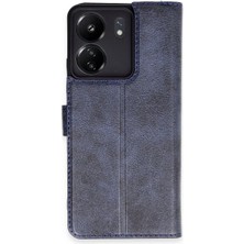 Mudanis Xiaomi Redmi 13C Kılıf Trend S Plus Kapaklı Kılıf - Lacivert