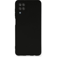 Mudanis Samsung Galaxy A12 Kılıf Nano Içi Kadife Silikon - Siyah