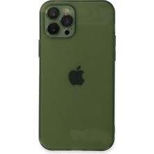 Mudanis Apple Iphone 12 Pro Max Kılıf Fly Lens Silikon - Yeşil