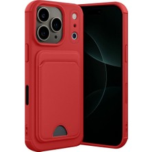 Mudanis Apple Iphone 17 Pro Kelvin Kartvizitli Silikon - Kırmızı