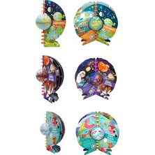 Gürbüz 11 cm Küreli Kitap -  Dünyamız & Suda Yaşam & Güneş Sistemi 3'lü Set