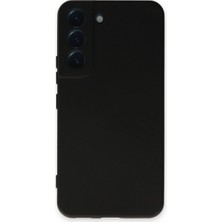 Mudanis Samsung Galaxy S22 Kılıf Nano Içi Kadife Silikon - Siyah
