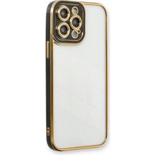 Mudanis Apple Iphone 13 Pro Kılıf Liva Lens Silikon - Siyah