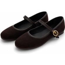 Patron Shoes Tokalı Süet Kadın Babet