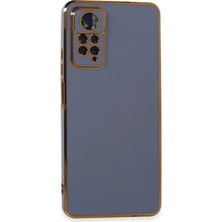 Mudanis Xiaomi Redmi Note 11 Pro Kılıf Volet Silikon - Mavi