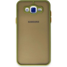 Mudanis Samsung Galaxy J7 Kılıf Montreal Silikon Kapak - Açık Yeşil