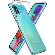 Mudanis Samsung Galaxy A03S Kılıf Lüx Şeffaf Silikon